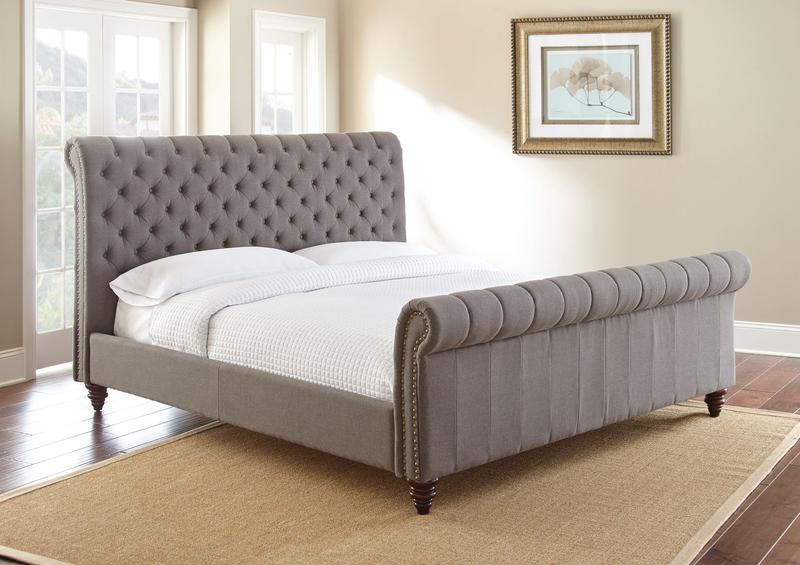 Swanson King Bed Gray