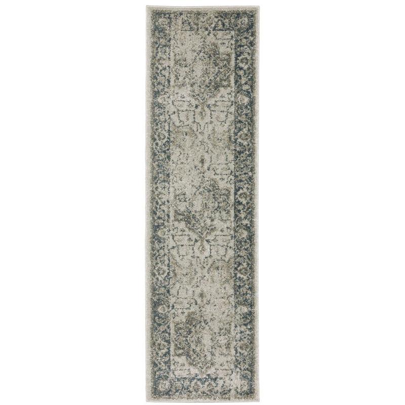 Alton 002W9 Grey/ Blue Indoor Area Rug