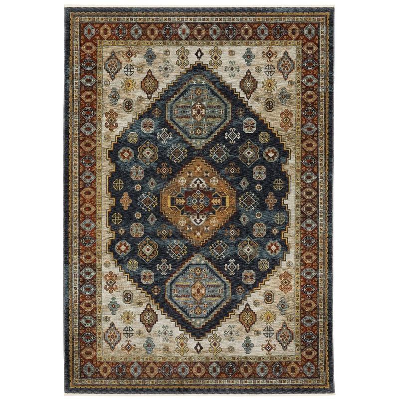 Aberdeen 005W1 Blue/ Multi Indoor Area Rug