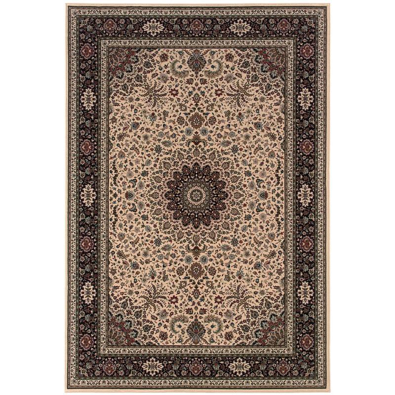 Ariana 095I8 Ivory/ Black Indoor Area Rug